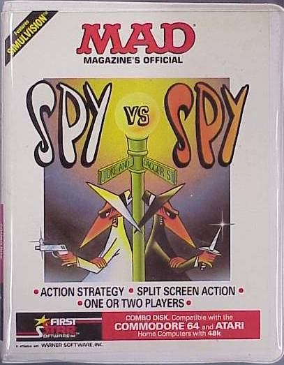 Spy vs Spy - Commodore 64 Box cover