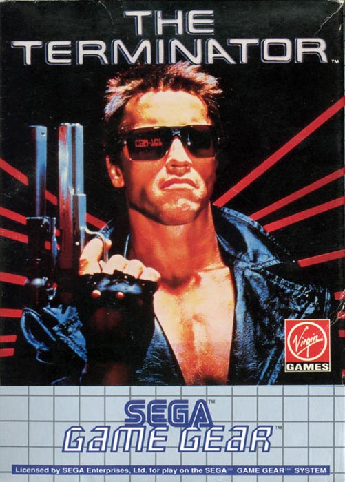 The Terminator - Game Gear Box Art