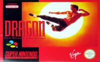 Dragon: The Bruce Lee Story - SNES Box Art