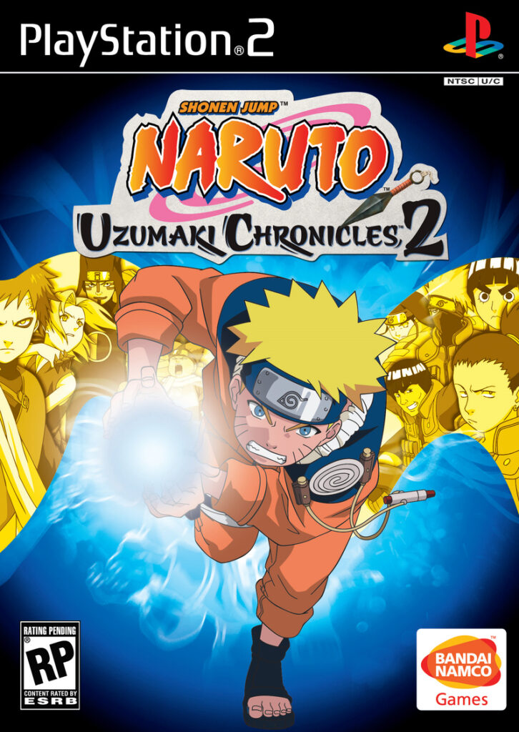 Naruto Uzumaki Chronicles 2 - Playstation 2 box art