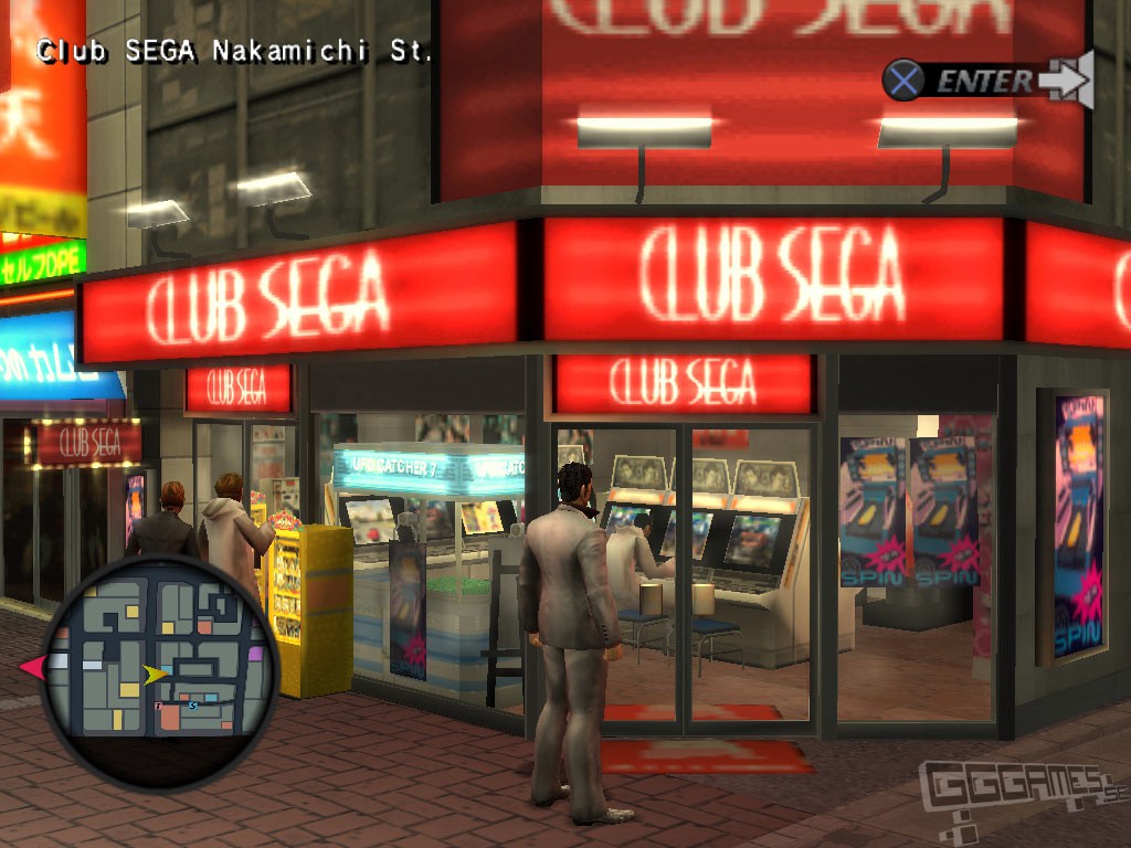 Outside Club Sega video arcade