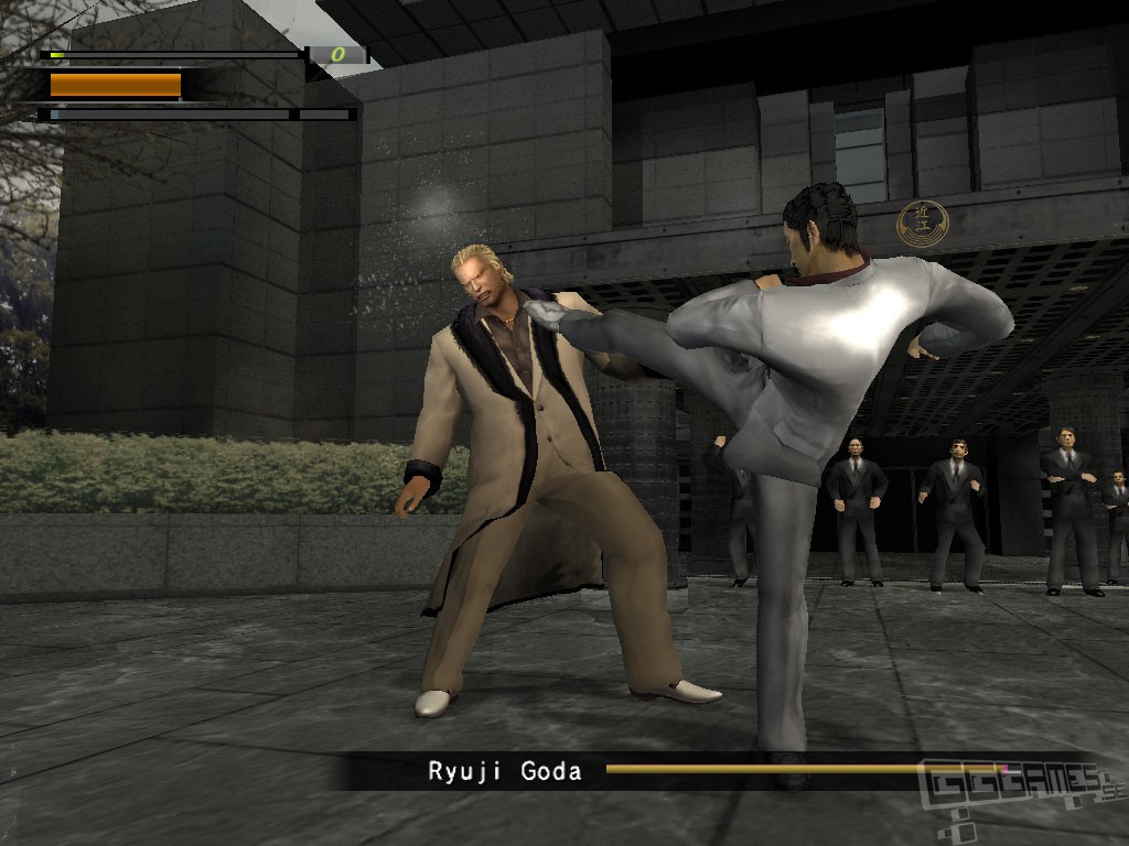 Ryuji Goda kicked in the face