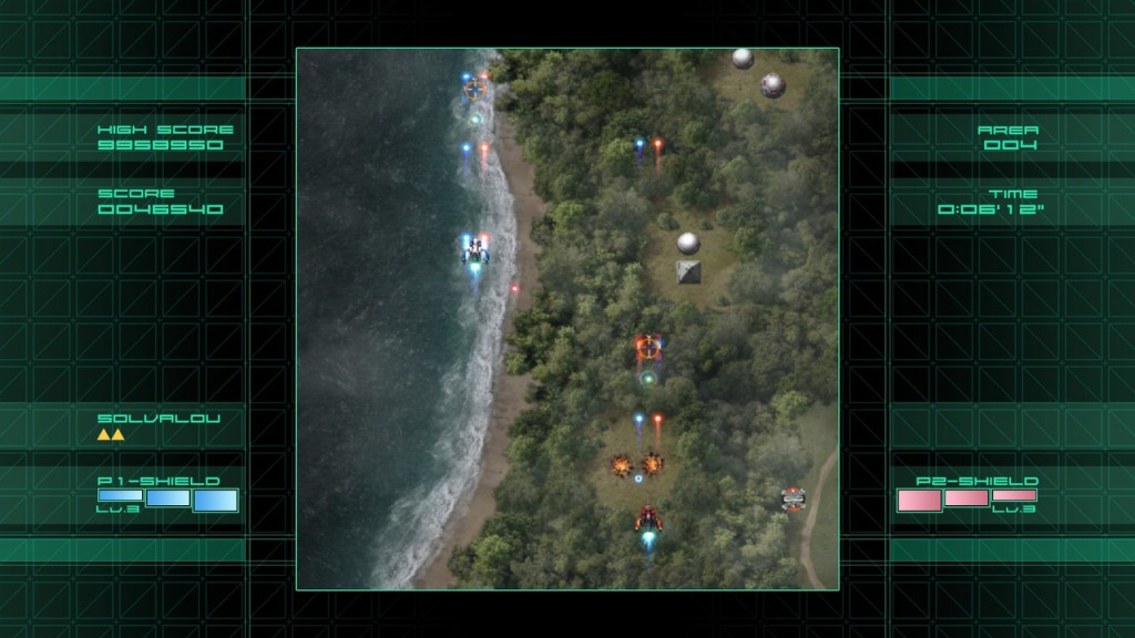 Attacking enemy positions on the coast