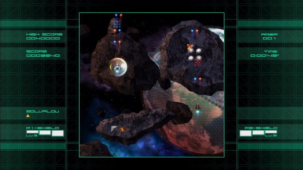 Xevious Resurrection asteroid belt stage