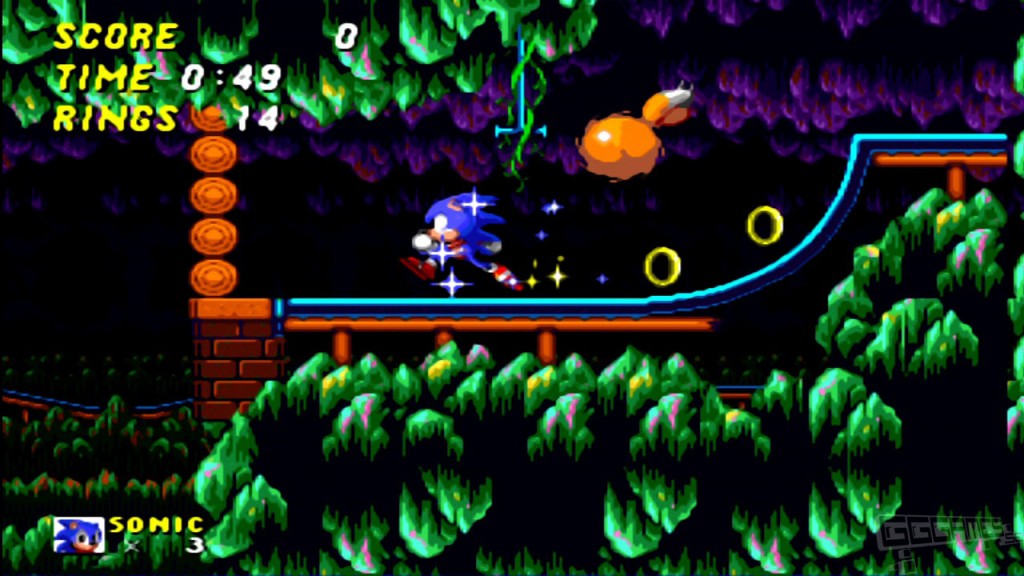 Sonic in cave stage