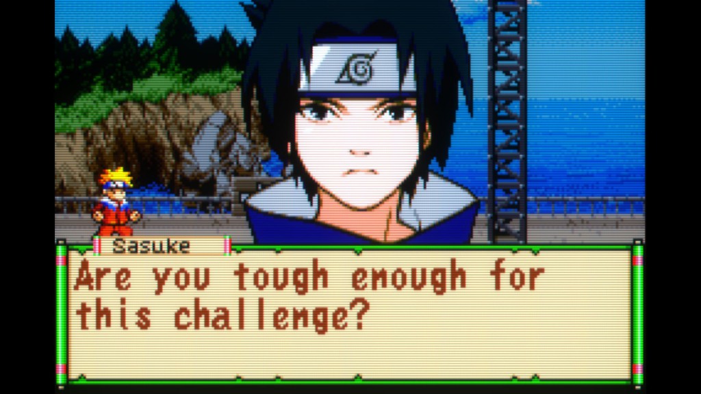 Sasuke challenges Naruto