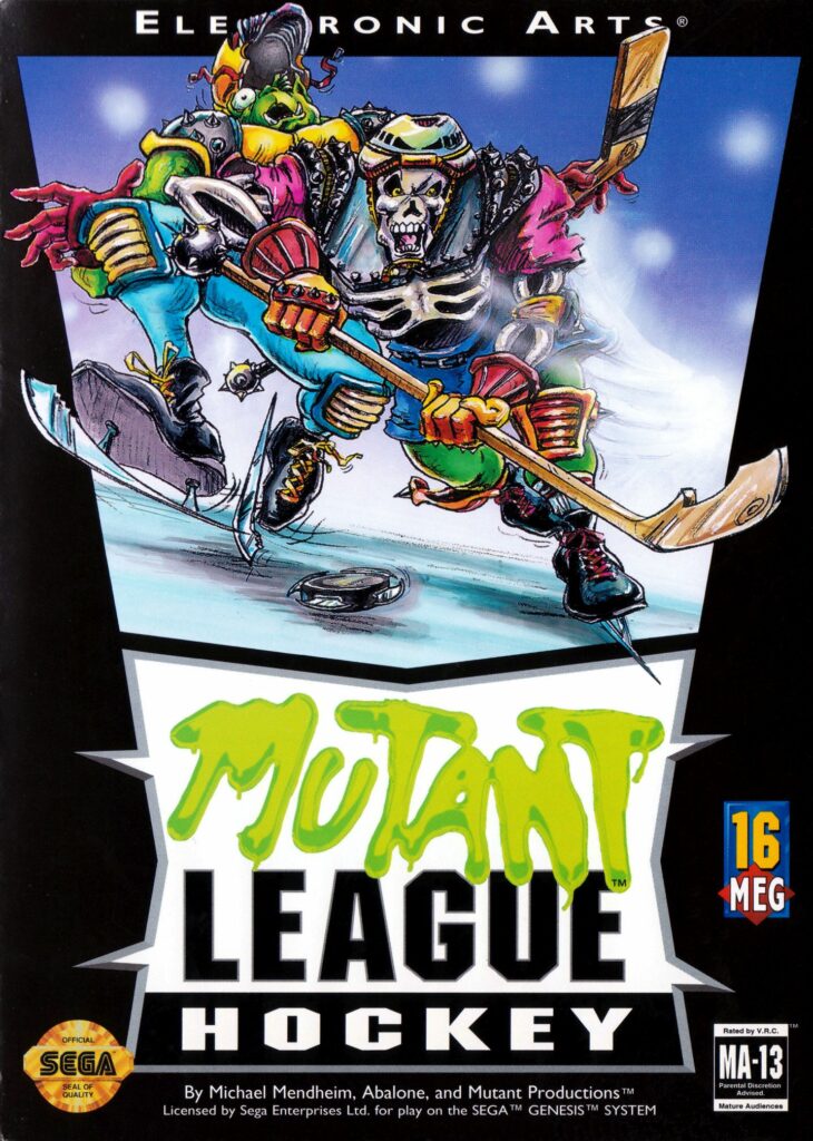 Mutant League Hockey - Sega Mega Drive Cover