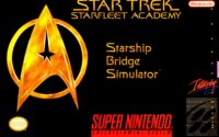 Star Trek: Starfleet Academy Starship Bridge Simulator - SNES Box Art