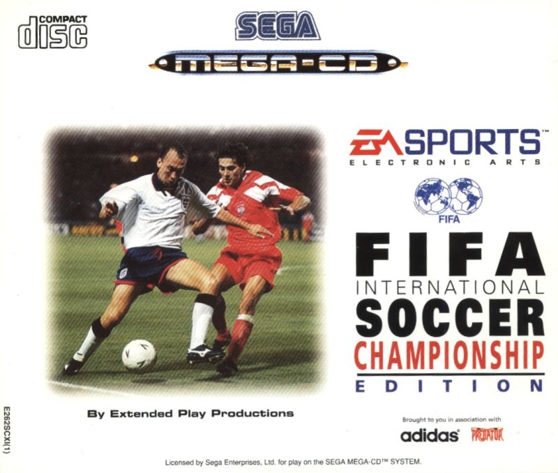 FIFA International Soccer - Mega CD Box Art