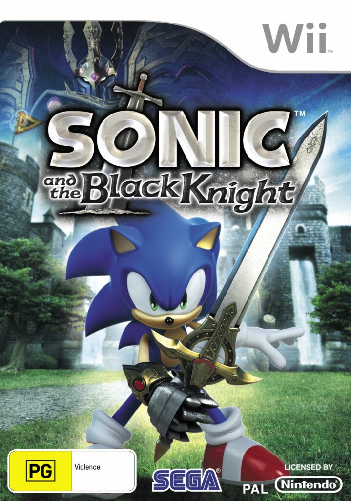 Sonic holding a longsword