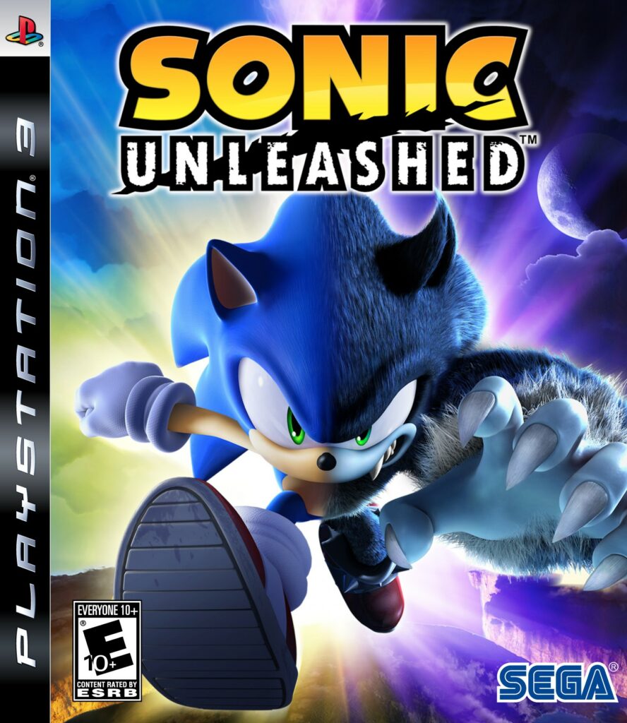 Sonic Unleashed - Playstation 3 Box Art