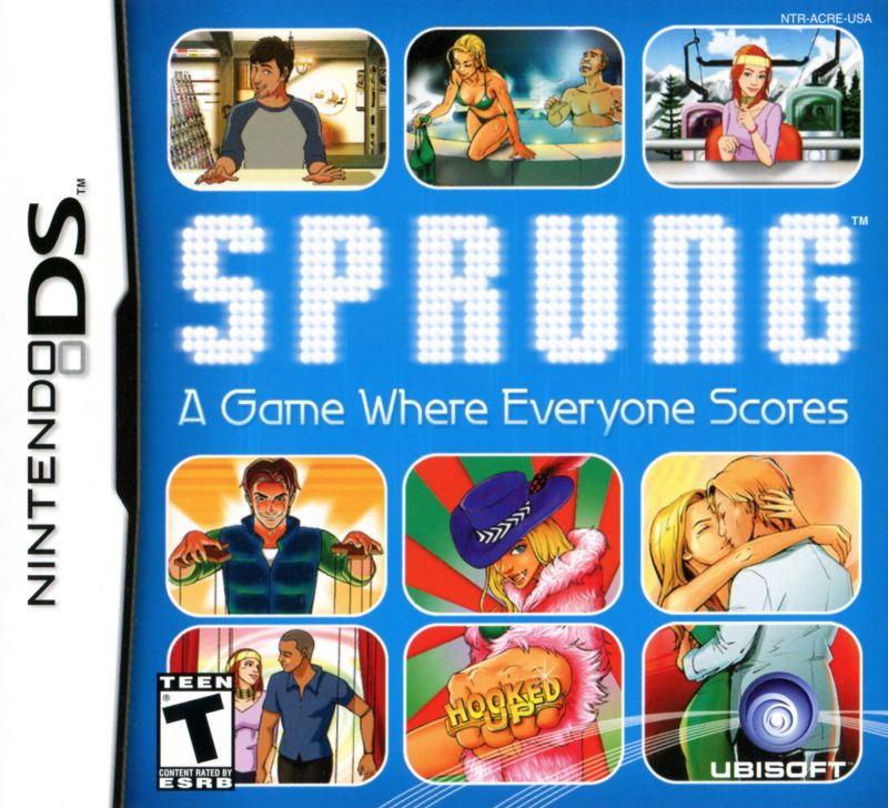 Sprung - Nintendo DS Box Art