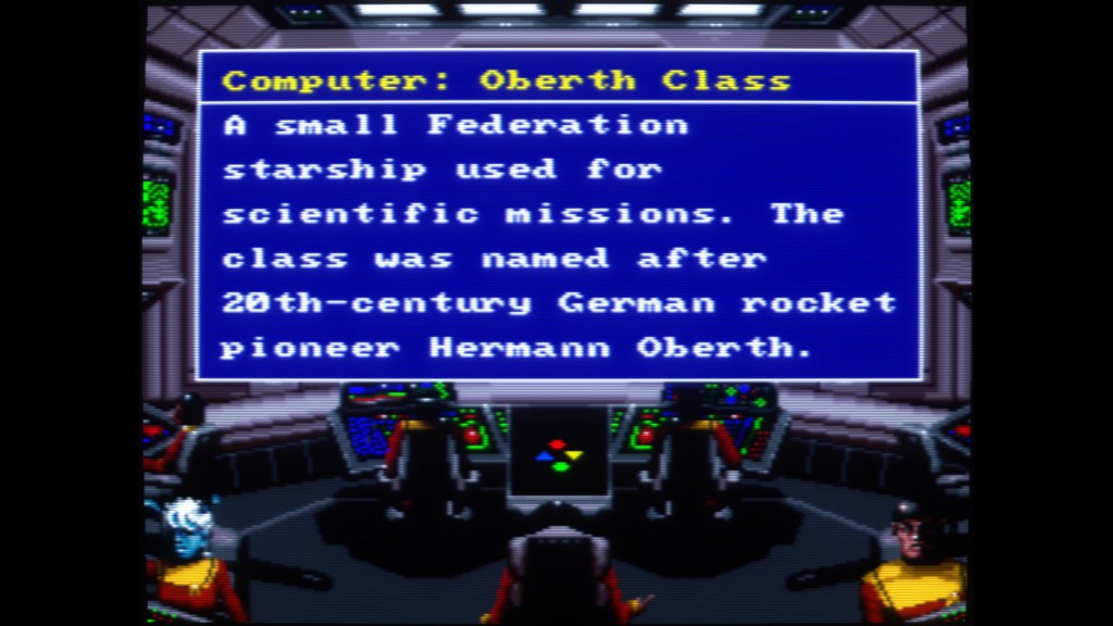 Information about Oberth Class computer