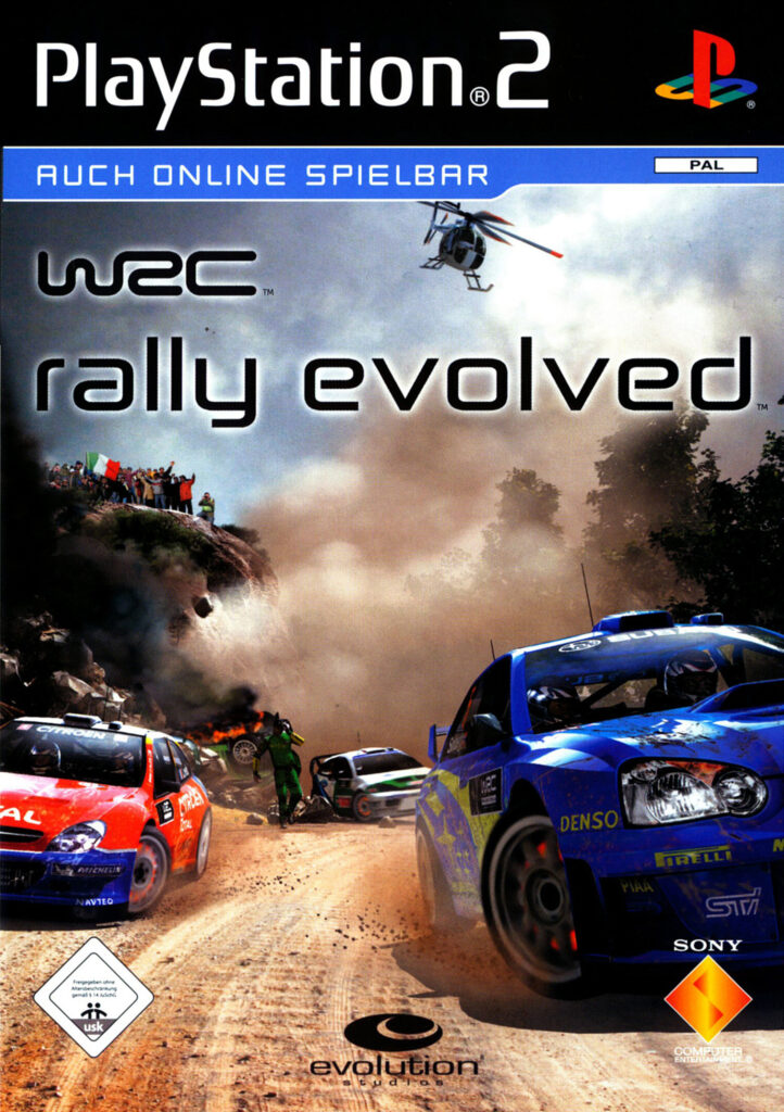 WRC Rally Evolved - PS2 Box Art