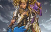 Young girl and an Einherjar