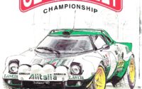 Lancia Stratos rally car